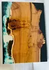 Ocean Wave Counter Desk Epoxy Resin Dining Table Console Bar Counter Furniture
