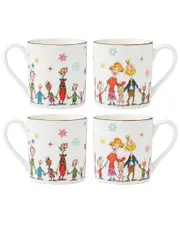 Lenox Set of 4 Merry Grinchmas Mugs