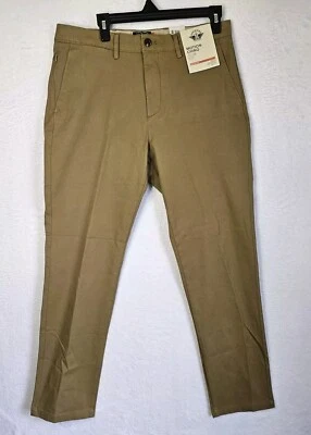 Dockers Men's Brown Motion Chino Slim Fit Pants Size W33/L32