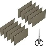 uxcell Waveguide Cover, 6"x4"x0.008" Mica Sheet, Mica Plates High Temperature 1050℃ Microwave Oven Repair Parts with Scissor for Microwave Oven, 10 Pack