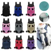 New Double Shoulder Breathable Portable Travel Pet Dog Carrier Backpack Mesh Bag