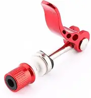 Aluminium Alloy Bike Quick Release Skewer Seat Post Clamp Seatpost Skewer Bolt (Red)