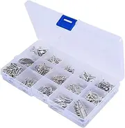 ULDIGI 150pcs Leaf Charms Silver Bronze Hollow Leaf Tree Branch Metal Alloy Pendants for Charm Bracelet Necklace