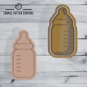 Baby Bottle Cookie Cutter and Embosser - 4.4cm x 8.9cm