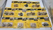 NORSCOT 1/64th Scale CAT SCRAPER GRADER TRACTOR DIE-CAST LOT OF 11
