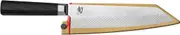 Shun Dual Core 8" Kiritsuke Knife, Handcrafted Japanese Kitchen, VG10 and VG2 Damascus Steel Blade, Pakkawood Handle, Master Chef’s Knife for Professional and Home Chefs