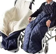 [SUOYUANJIE] Wheelchair Blanket for Adults, Warm and Cosy Wheel Chair Blanket Winter, with Zipper and Villus Wheelchair Blanket for Elderly