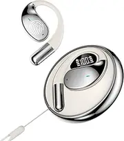 Xmenha OWS Open Over Ear Earbuds AI Headphones Language Translator Translation Translating Earbuds Real Time for iPhone Android Earpiece Ear Bud Spanish Translator Device AI Earbuds Translate Earphone