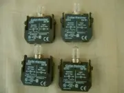 EATON CUTLER HAMMER E22D INCANDESCENT LIGHT SOURCE UNIT with BULB (QUANTITY 4)