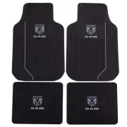 Dodge Ram WeatherPro Floor Mats Black High Ribbed Rubber Car Interior Protection