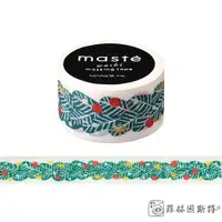 在飛比找蝦皮商城優惠-maste 【 MKT170-C 聖誕花飾 紙膠帶】日本進口