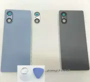 Genuine Battery Back Cover + Camera Lens Glass For Sony Xperia 5 V