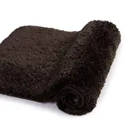 Large Bathroom Rug (24 x 40) Extra Soft and Absorbent Shaggy 24" x 40" Brown