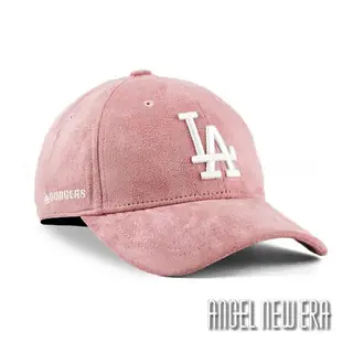 【MLB OF cap】LA 洛杉磯 道奇 類麂皮 粉紅 老帽 棒球帽 大谷翔平 山本由伸【ANGEL NEW ERA】