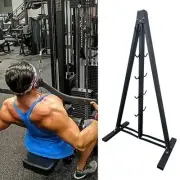 Pull Down Bar Storage Rack Iron Triangle Stand Accessory for Indoor