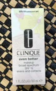 Clinique Even Better Makeup SPF 15 - WN64 Butterscotch New In Box