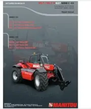 Manitou MLT MLTX 627 series C E3 Workshop Manual DD
