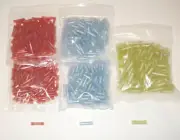 (500) INSULATED BUTT CONNECTORS WIRE TERMINALS SPLICE - ALL SIZES - 22-10 GAUGE