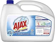 Ajax Spray n' Wipe Multi-Purpose Cleaner Refill, Value Pack 5L, Ocean Fresh, Antibacterial Disinfectant, Household Grade