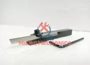 MINI LATHE PARTING CUT OFF TOOL HOLDER - 8MM SHANK + M2 HSS Blade + Allen Key