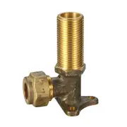 Copper Compression Elbow Extended Lugged 15 mm x 1/2" Male BSP