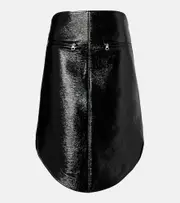 [Courreges] Courrèges Faux leather midi skirt AU 16 black