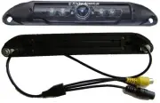 CCD LICENSE PLATE WIDE ANGLE 150 DEGREE REAR VIEW BACKUP CAMERA IR INFRARED LEDS