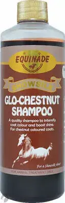 Equinade Showsilk Glo Chestnut Shampoo Horse Pony Dog Cat Cattle Show 500ml