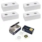 Coin Collection Supplies, Penny Coin Holders For Collectors 200pcs Cardboard ...