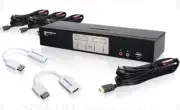 Iogear 4-Port HDMI KVMP with MiniDisplayPort Adapters Bundle