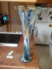 vintage murano glass vase
