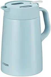 Tiger thermos TIGER heat insulation cold insulation tabletop pot aqua blue 1.2L