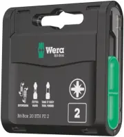 Wera Bit-Box 20 BiTorsion Poz PZ2 20 Pce 057762