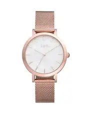 Jag Olivia White and Rose Gold Women's Watch J2561A