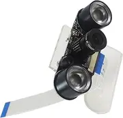High Performance Night Vision Camera Kit Adjustable Focus 130 Degree Fisheye Lens Camera for Raspberry Pi 4 Model B/3B+/3B/2B