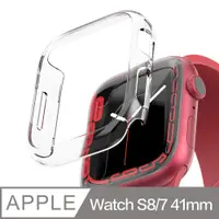 在飛比找PChome24h購物優惠-Araree Apple Watch S7 41mm 透明抗