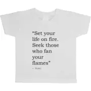 Rumi Quote Children's / Kid's Cotton T-Shirts (TS482814)