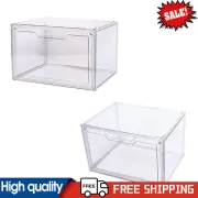 Clear Shoe Organizer Stackable Shoe Storage Organizer for Boots Sneakers Shoes A
