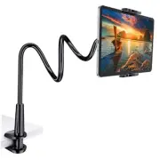 Gooseneck Tablet Holder Stand for Bed Adjustable Flexible Arm Tablets Mount