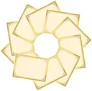COOLHIYA 35pcs Blank Diploma Certificate Paper Honor Certificate Paper Sheets Diploma Liner