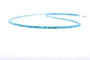 Slim Fine Small Smooth Micro Sleek Minimal Turquoise Necklace Choker Jewelry