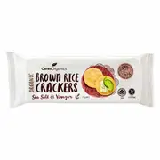 Organic Ceres Organics Brown Rice Crackers Sea Salt and Vinegar – Fresh, healthy organic delivery | Doorstep Organics