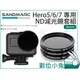 數位小兔【SANDMARC SM-231 Hero5/6/7 專用 ND減光鏡套組】PL偏光鏡 KARMA 減光鏡 鏡頭 gopro 空拍適用