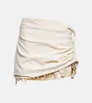 [Jacquemus] Jacquemus Artichaut ruffled miniskirt UK 6 white