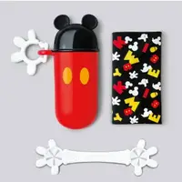 在飛比找樂天市場購物網優惠-日本 迪士尼 Disney 米奇餐巾+餐巾夾附收納盒