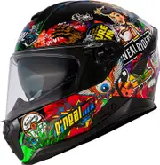 ONeal Challenger Crank, full face helmet , color: Black/Red/Green/Yellow , size: XXL