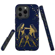 For Apple iPhone 13 Pro Case, Armour Back Cover, Gemini Drawing