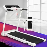 Everfit Treadmill Electric Treadmills with 450mm Running Belt, Folding Walking Pad Foldable Machine Exercise & Fitness Equipment, with up to 14km/h Speed for Home Gym Workout White