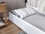 Atlantic Furniture Bed Twin White Trundle, AG8005222
