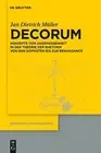 Decorum (Rhetorik-Forschungen) (German Edition) by Müller, Jan Dietrich